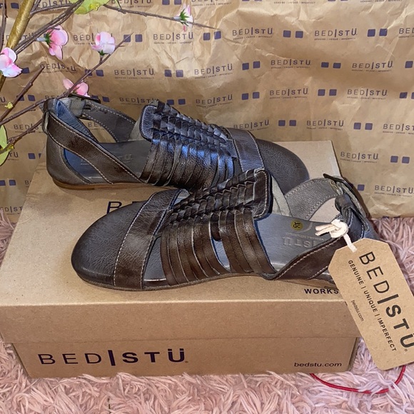 bed stu Sandals Ingritt taupe dd color - Picture 3 of 11